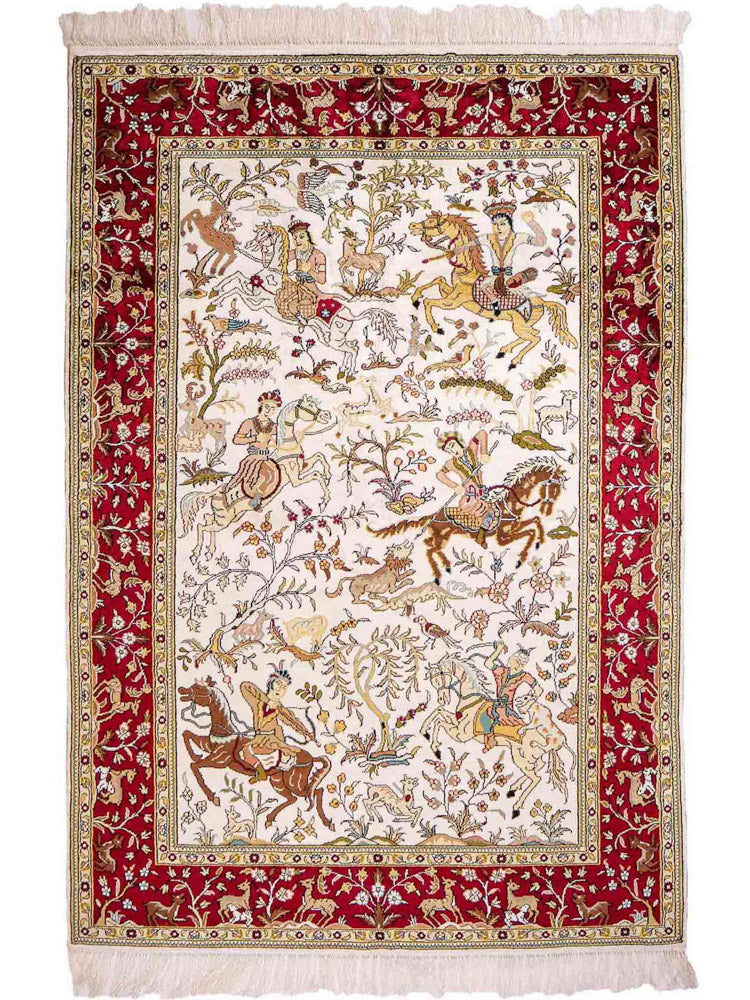 China Seide Teppich 180x123cm - Orientteppich