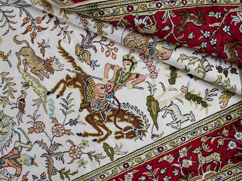 China Seide Teppich 180x123cm - Orientteppich