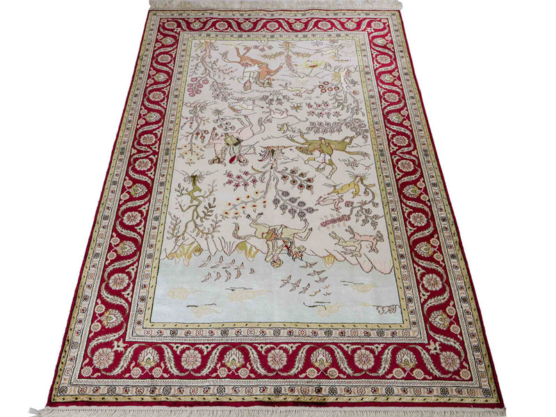 China Seide Teppich 183x125cm - Orientteppich