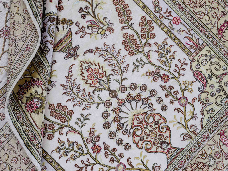 Seda chinesa Tapete 179x124cm - Tapete Oriental