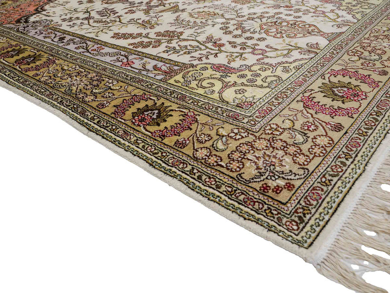 Seda chinesa Tapete 179x124cm - Tapete Oriental