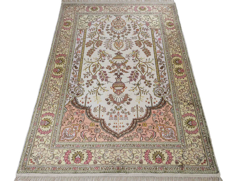Seda chinesa Tapete 179x124cm - Tapete Oriental