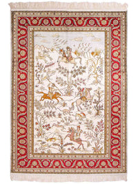Seda chinesa Tapete 184x125cm - Tapete Oriental – product image