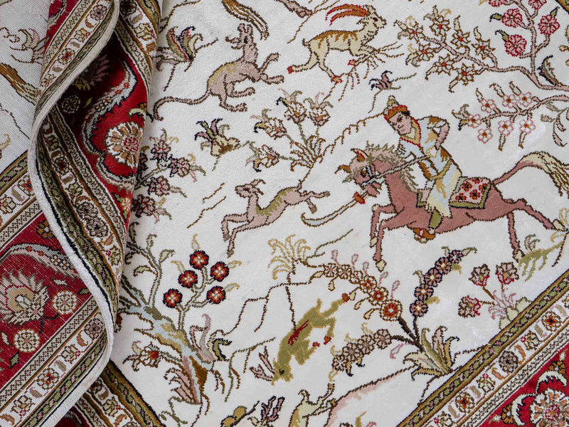 Seda chinesa Tapete 184x125cm - Tapete Oriental