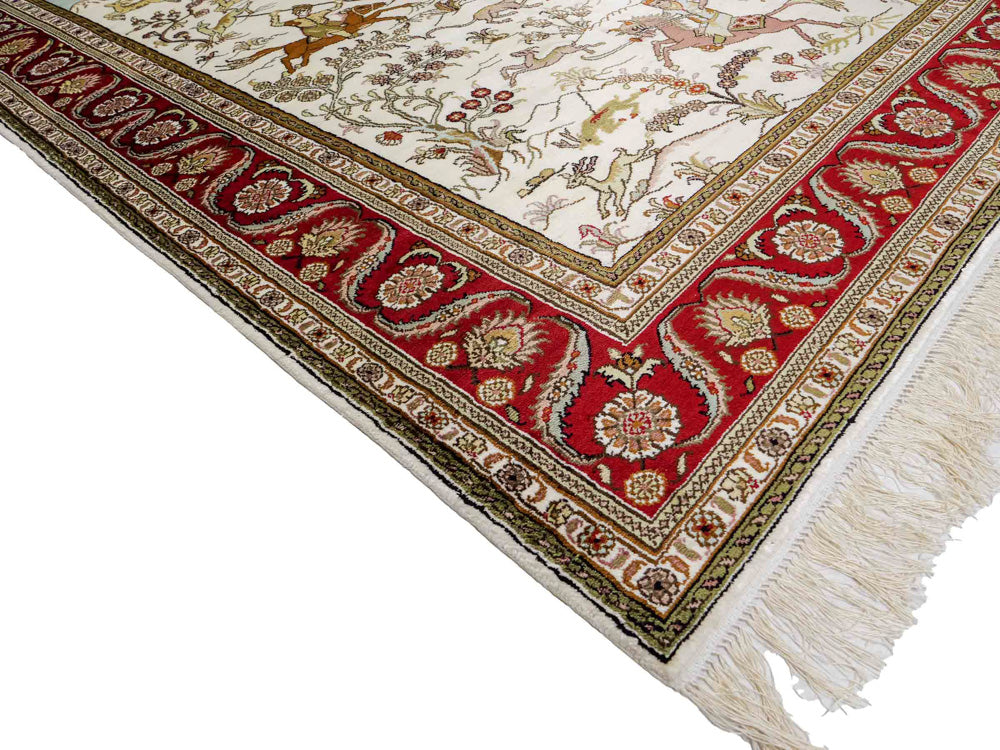 Seda chinesa Tapete 184x125cm - Tapete Oriental