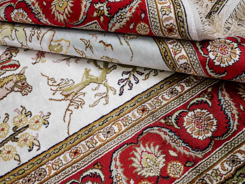 Seda chinesa Tapete 184x125cm - Tapete Oriental