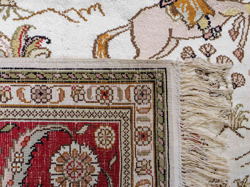 Seda chinesa Tapete 184x125cm - Tapete Oriental