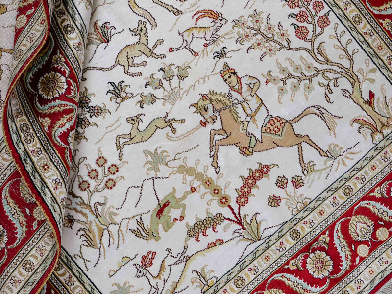 Seda chinesa Tapete 183x124cm - Tapete Oriental