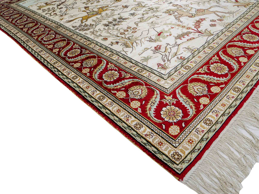 Seda chinesa Tapete 183x124cm - Tapete Oriental