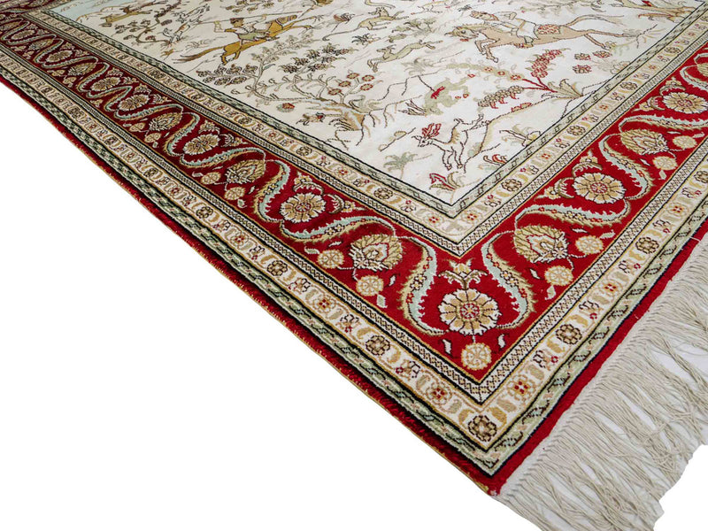 Seda chinesa Tapete 183x124cm - Tapete Oriental