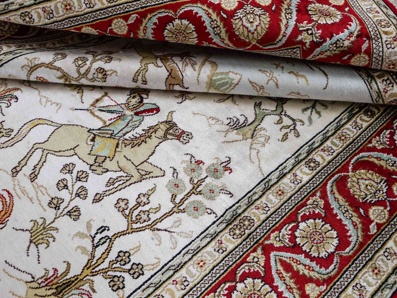Seda chinesa Tapete 183x124cm - Tapete Oriental