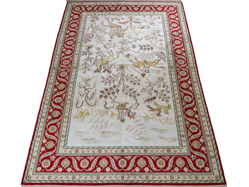 Seda chinesa Tapete 183x124cm - Tapete Oriental