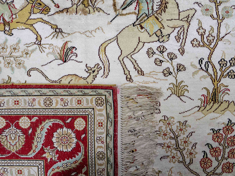 Seda chinesa Tapete 183x124cm - Tapete Oriental