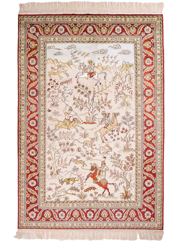 China Seide Teppich 193x121cm - Orientteppich
