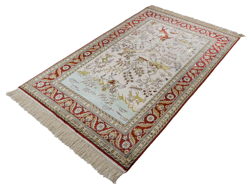 China Seide Teppich 193x121cm - Orientteppich