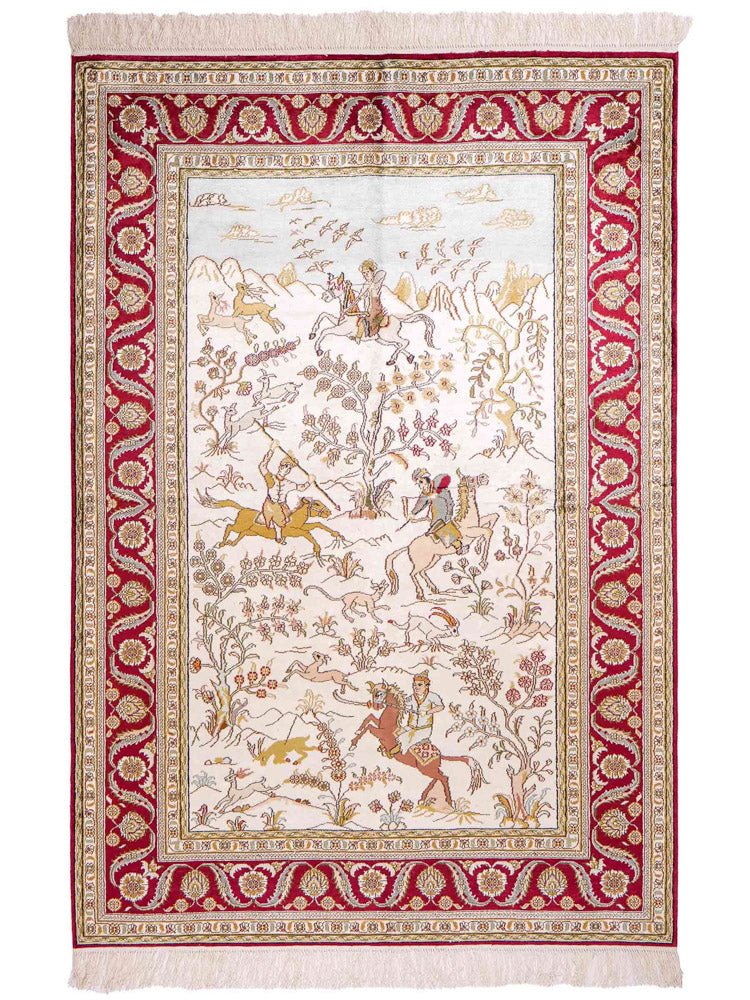 China Seide Teppich 180x123cm - Orientteppich