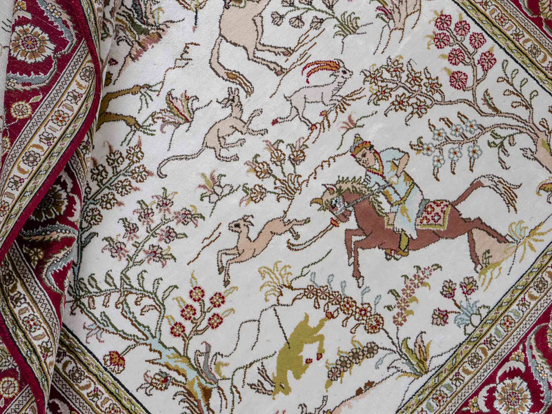 China Seide Teppich 180x123cm - Orientteppich