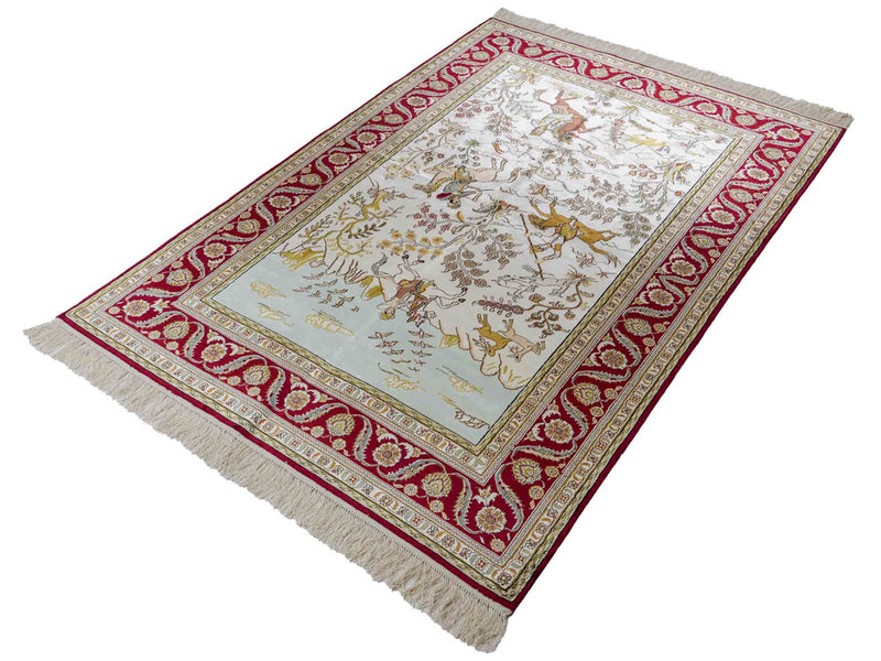 China Seide Teppich 180x123cm - Orientteppich