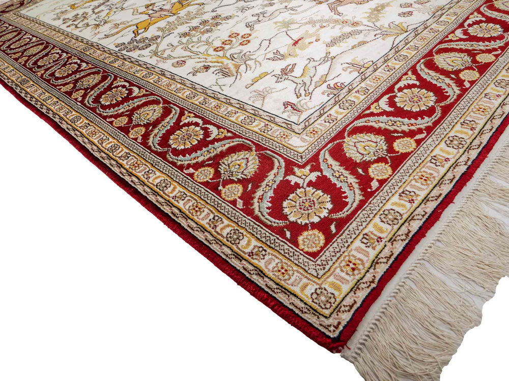Seda chinesa Tapete 127x185cm - Tapete Oriental