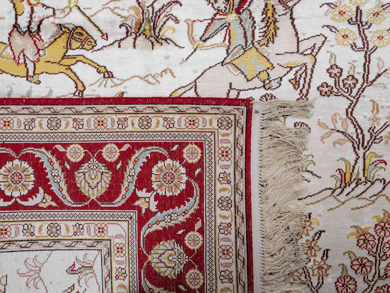 Seda chinesa Tapete 127x185cm - Tapete Oriental