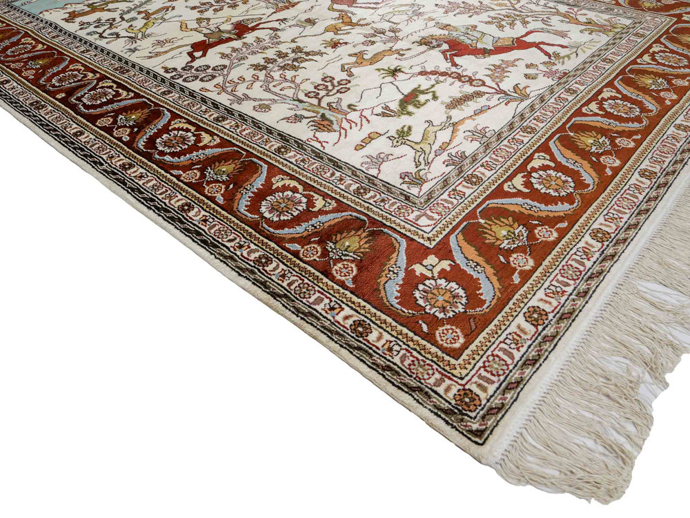 China Seide Teppich 184x125cm - Orientteppich