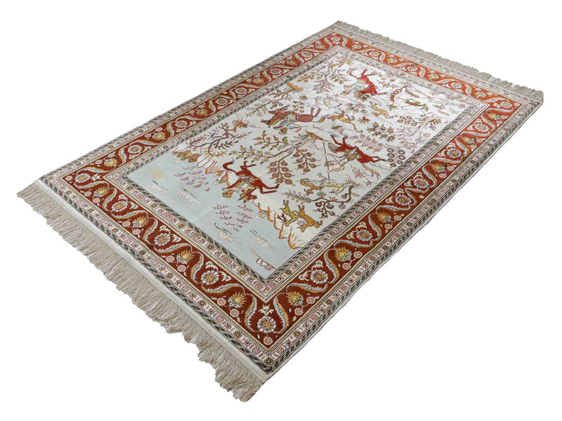 China Seide Teppich 184x125cm - Orientteppich