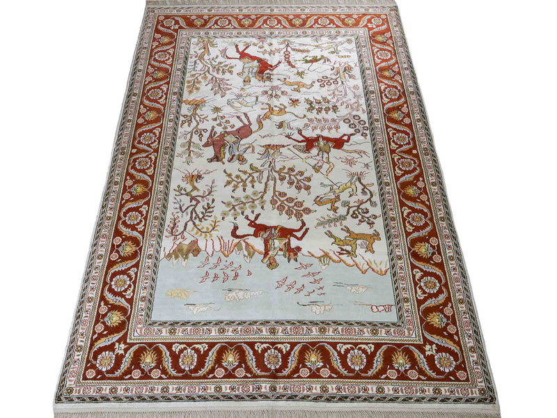 China Seide Teppich 184x125cm - Orientteppich