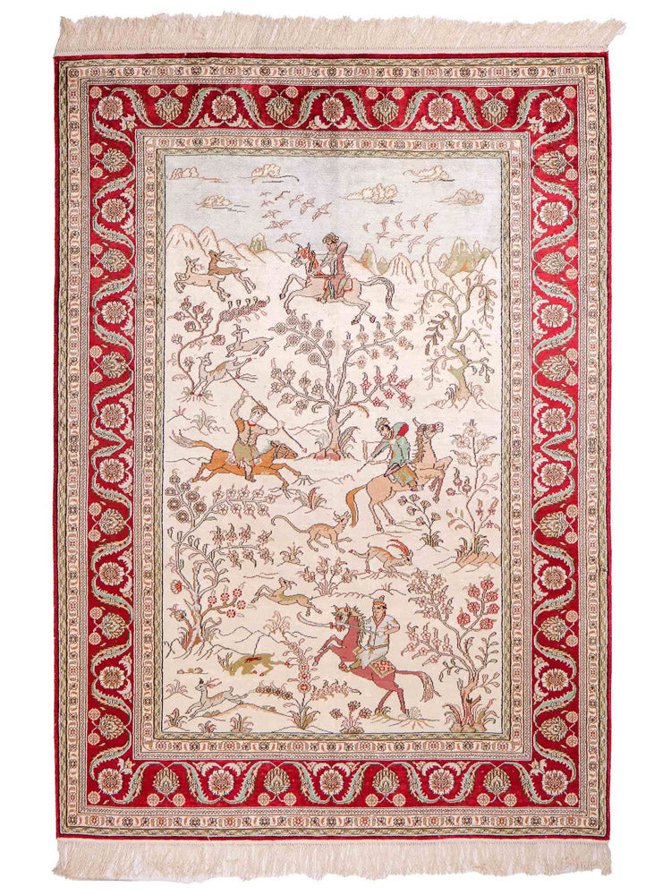 China Seide Teppich 180x124cm - Orientteppich