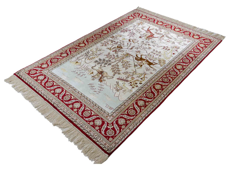 China Seide Teppich 185x124cm - Orientteppich