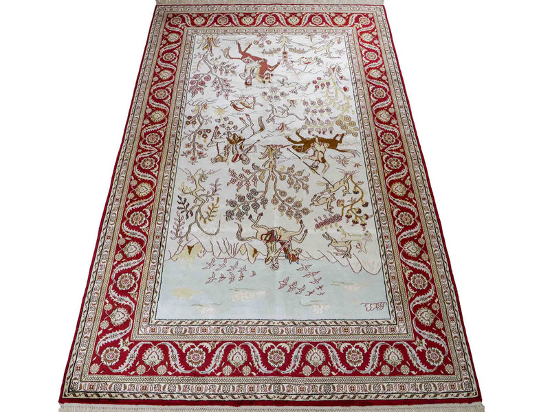 China Seide Teppich 185x124cm - Orientteppich