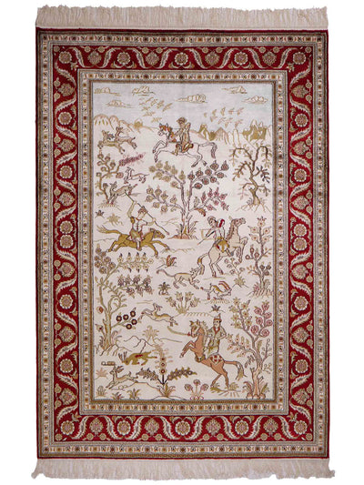 Seda chinesa Tapete 126x183cm - Tapete Oriental
