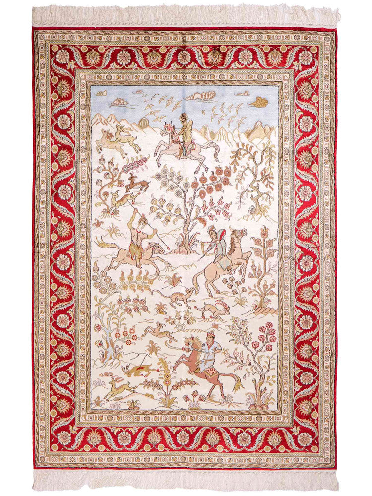 China Seide Teppich 176x124cm - Orientteppich