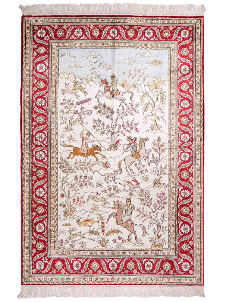 China Seide Teppich 185x126cm - Orientteppich