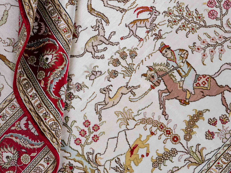 China Seide Teppich 185x126cm - Orientteppich