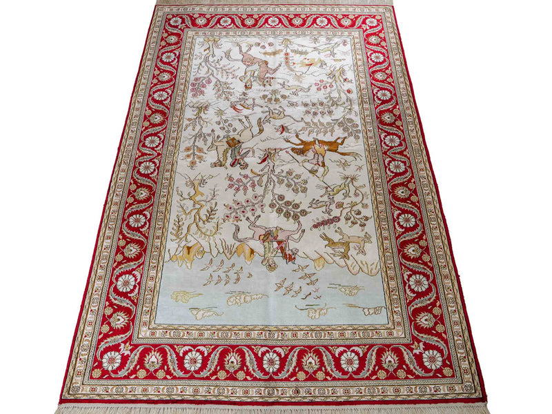 China Seide Teppich 185x126cm - Orientteppich