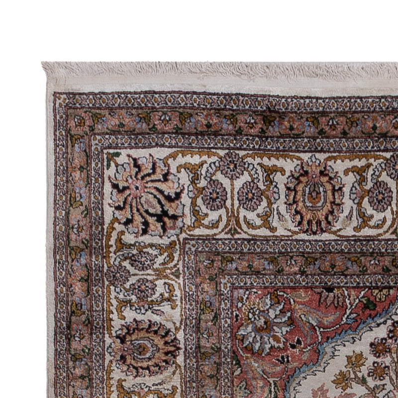 Seda da Caxemira Tapete 186x116cm - Tapete Oriental