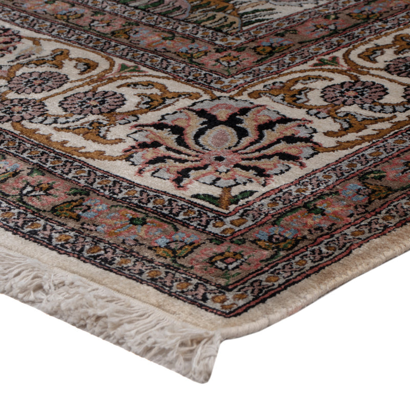 Seda da Caxemira Tapete 186x116cm - Tapete Oriental