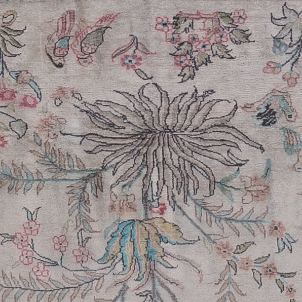 Seda da Caxemira Tapete 178x123cm - Tapete Oriental