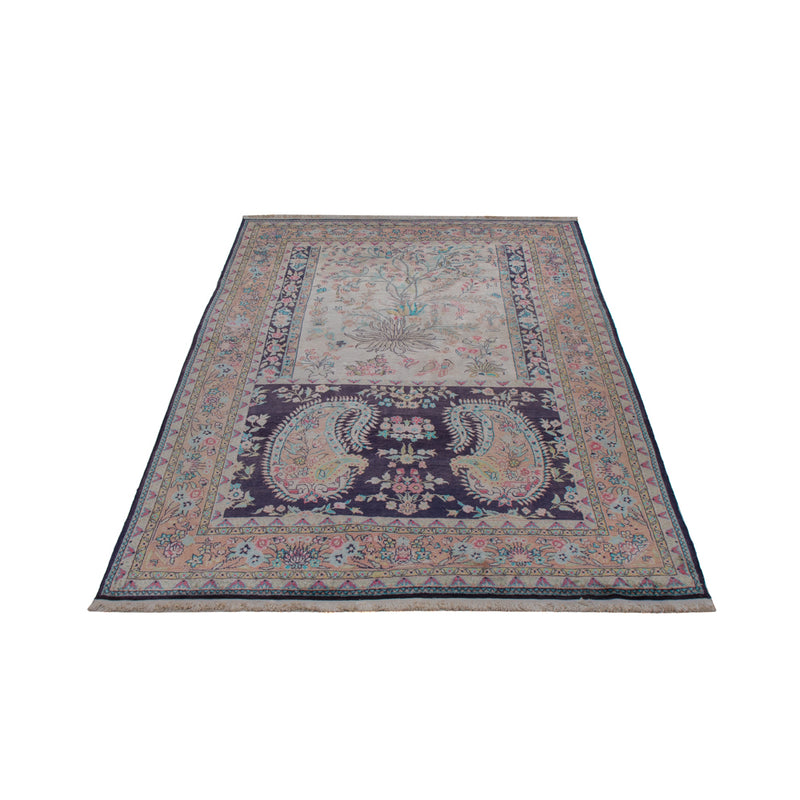 Seda da Caxemira Tapete 178x123cm - Tapete Oriental