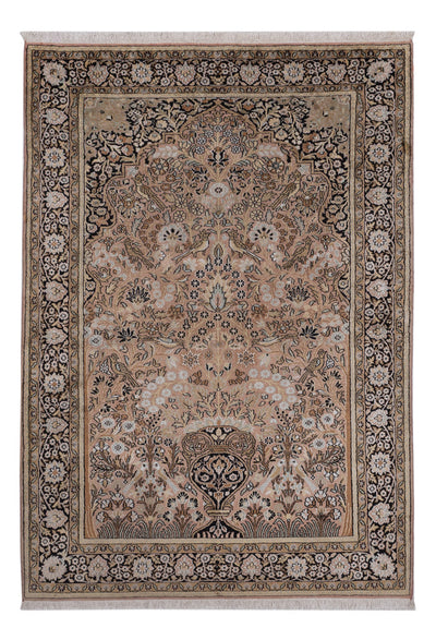 Seda da Caxemira Tapete 126x188cm - Tapete Oriental