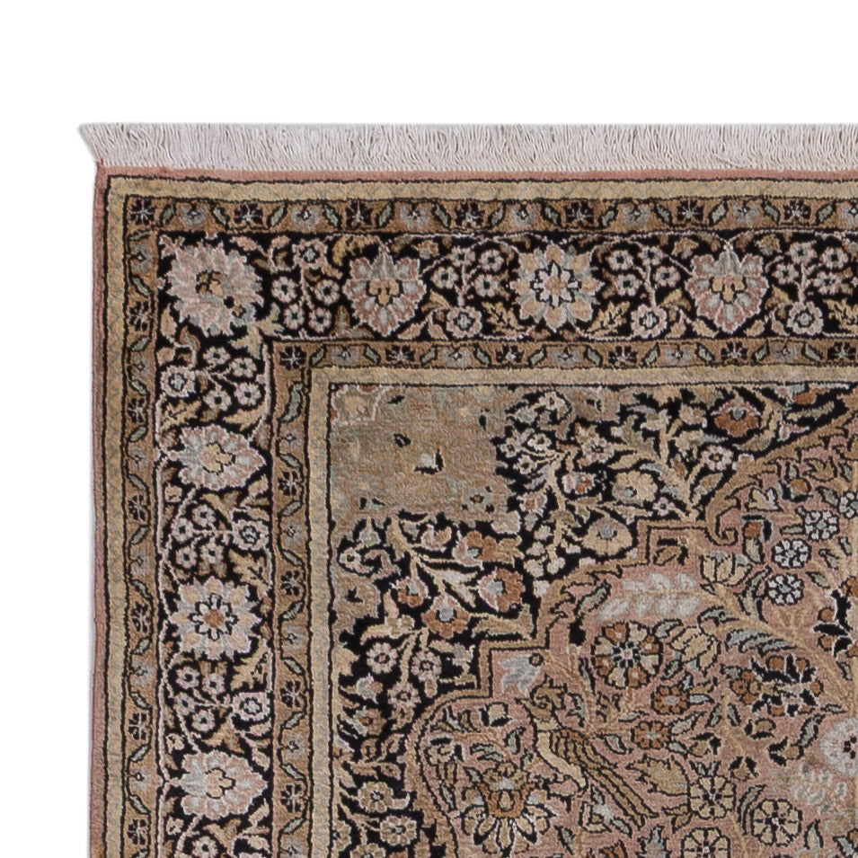 Seda da Caxemira Tapete 188x126cm - Tapete Oriental