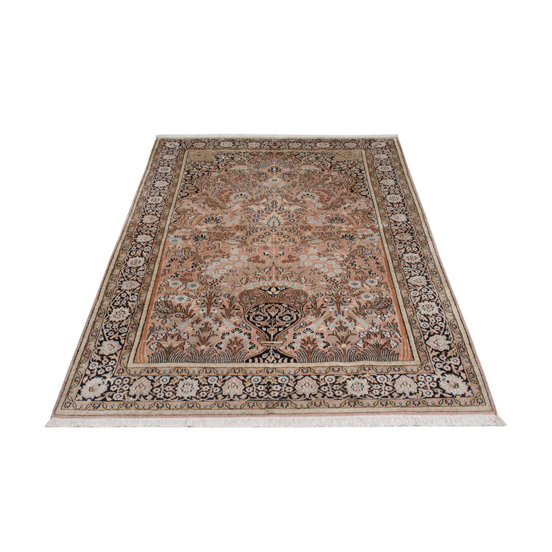 Seda da Caxemira Tapete 188x126cm - Tapete Oriental