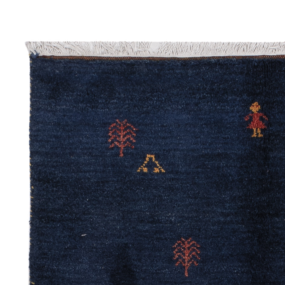 Gabbeh persa Tapete 186x124cm - Tapete de lã