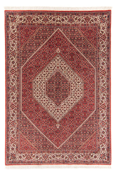 Bidjar - Takab Tapete 174x252cm - Tapete persa - vermelho