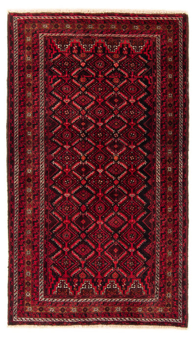 Tapete Baluch 102x182cm - Tapete persa - azul escuro