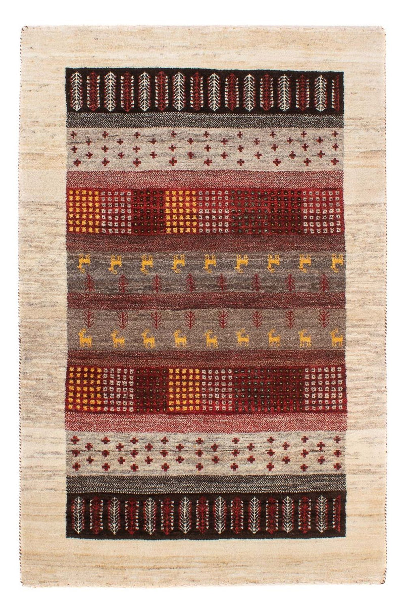 Loribaft Tapete 128x84cm - Perserteppich Wollteppich