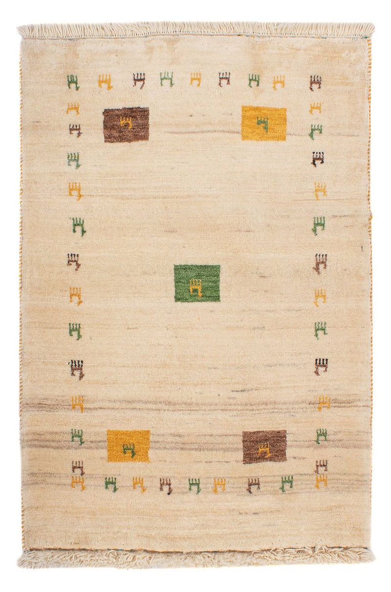 Loribaft Tapete 123x85cm - Perserteppich Wollteppich