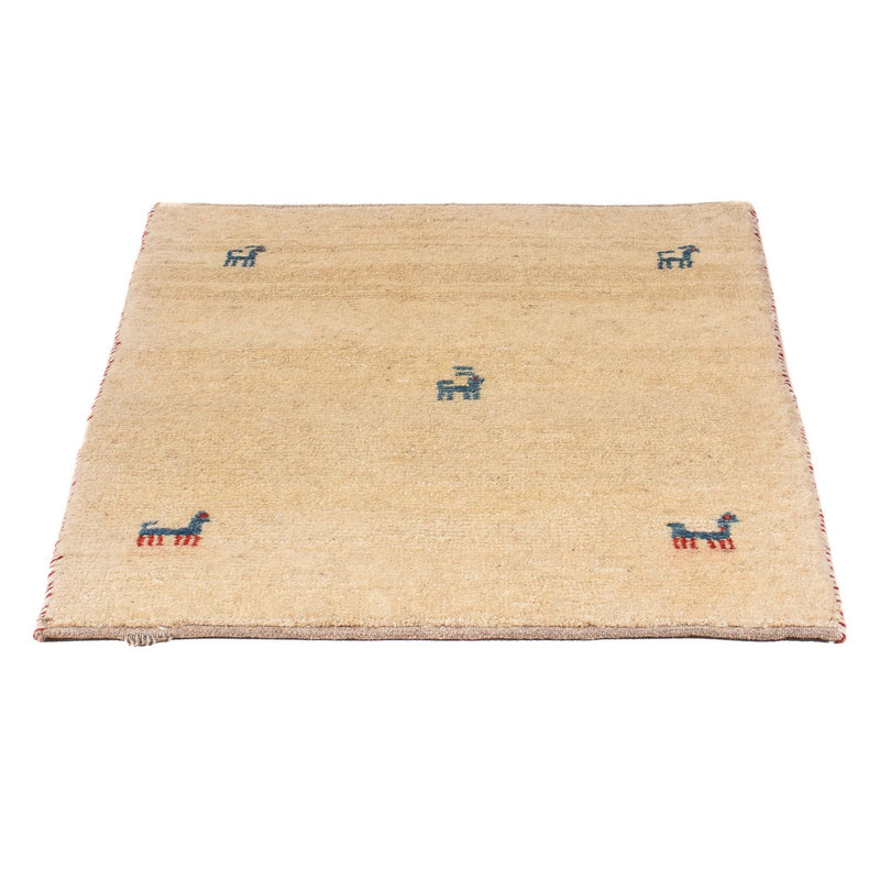 Gabbeh Persisch Teppich 89x67cm - Perserteppich Wollteppich