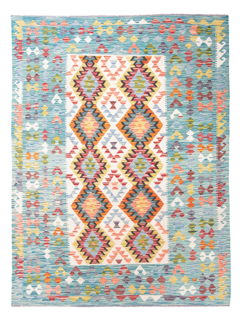 Tapete Kelim - Splash - 251 x 182 cm - multicolorido