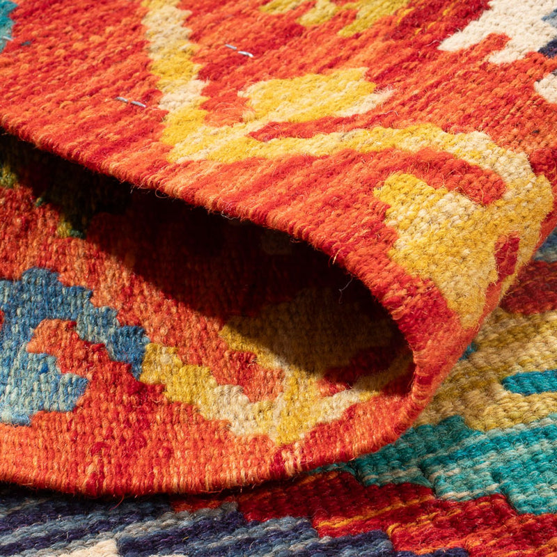 Kilim Maimana Tapete 90x60cm - Tapete de lã